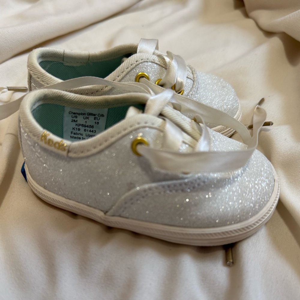 Infant Kate Spade Glitter Keds